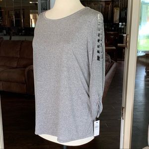 Grey heather T shirt med